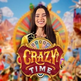 Crazy Time logo by Evolution at IgoBet CasinoCrazy Time