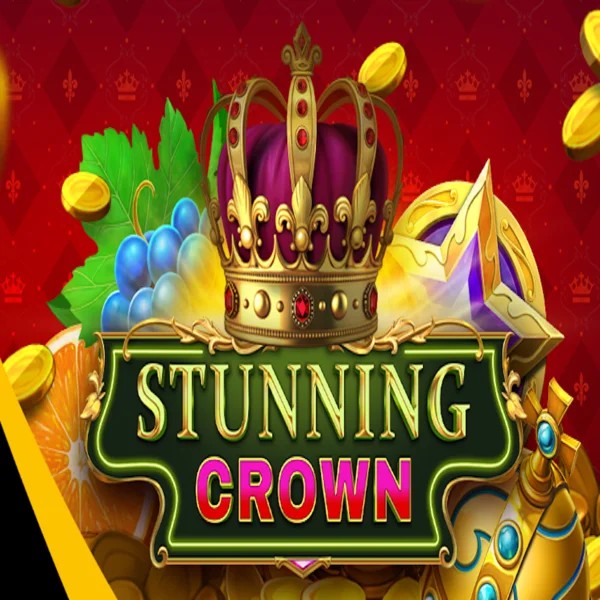Stunning Crown online game logo by BF Games on igobetapp.com